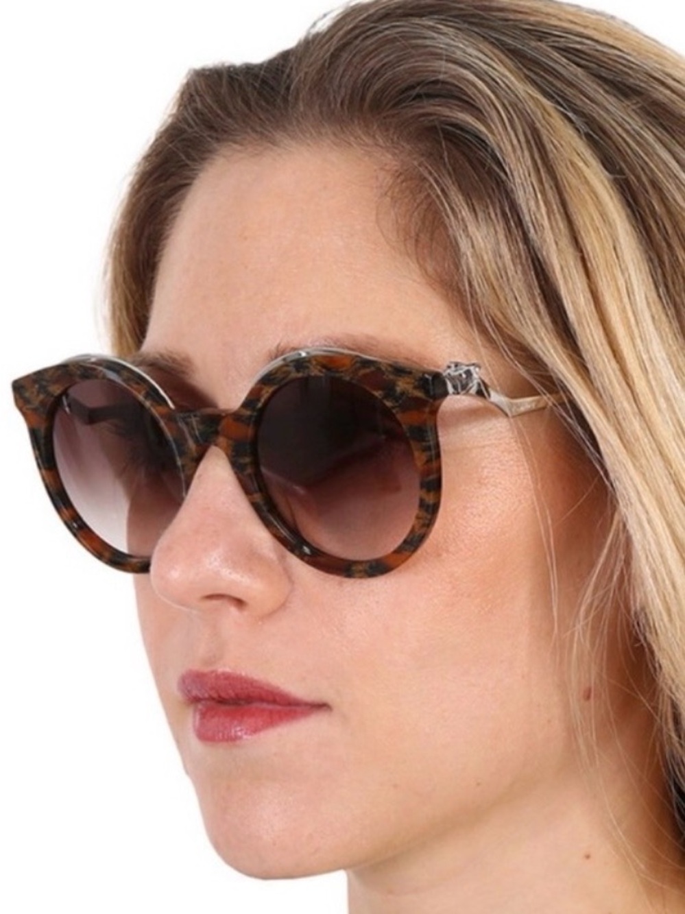 Cartier Havana Tortoiseshell Cat Eye Sunglasses Brown Gradient NEW Full Set